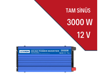3000W-12V TAM SİNÜS İNVERTER