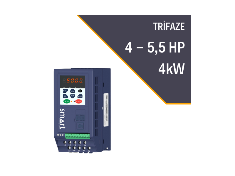 5.5HP 4KW SOLAR POMPA INVERTER (YENİ NESİL)