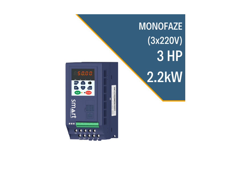 3HP 2.2kW (3x220V) SOLAR POMPA INVERTERİ