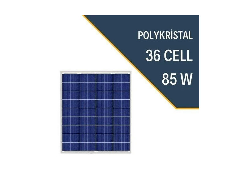 85W POLYKRİSTAL GÜNEŞ PANELİ 85W POLYKRİSTAL GÜNEŞ PANELİ