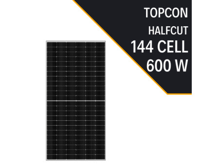TOPCON 600W HALF CUT GÜNEŞ PANELİ