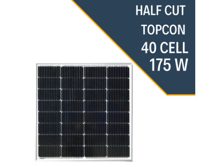 175W HALF CUT TOPCON GÜNEŞ PANELİ