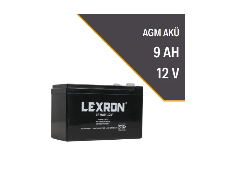 9AH-12V KURU TİP AKÜ
