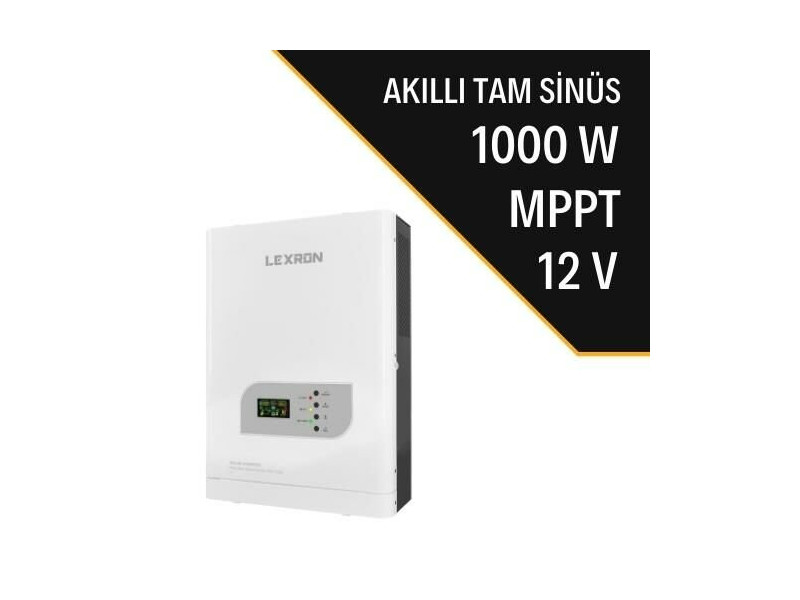 1KW MPPT 12V AKILLI İNVERTER