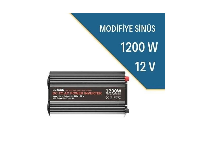 1200W-12V MODİFİYE SİNÜS İNVERTER 1200W-12V MODİFİYE SİNÜS İNVERTER