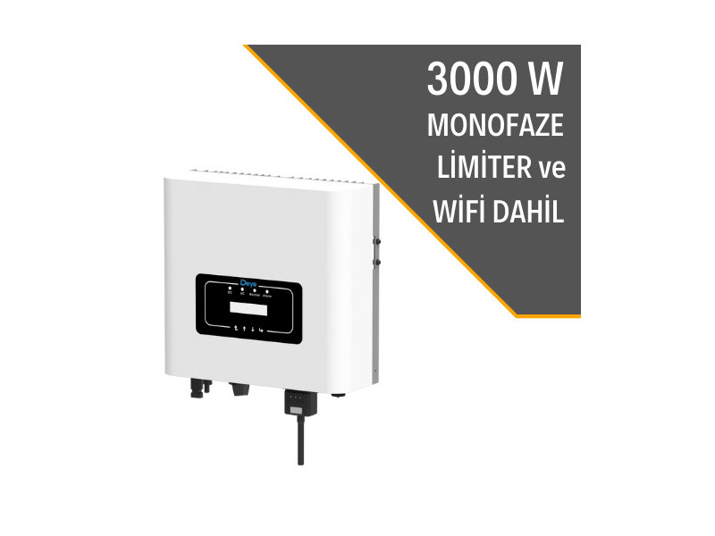 3KW ON-GRİD MONOFAZE İNVERTER