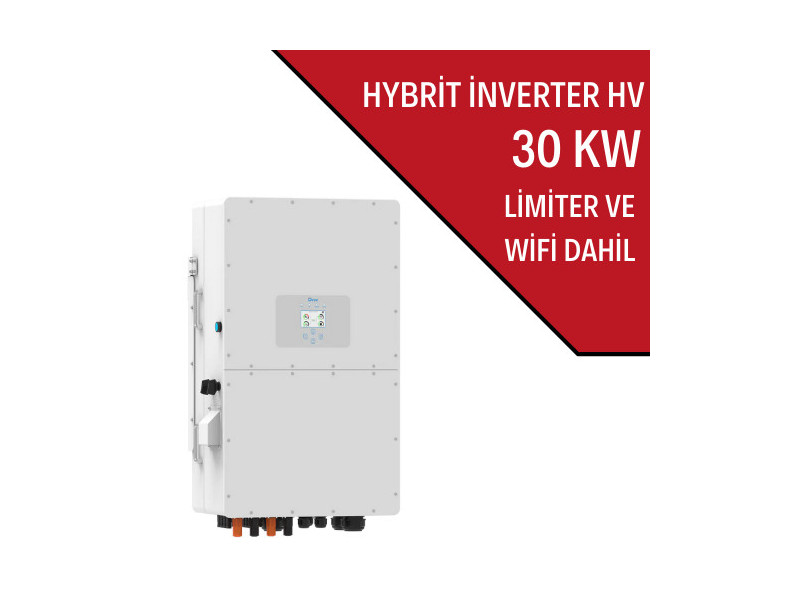 30KW HİBRİT TRİFAZE İNVERTER HV